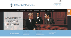Desktop Screenshot of belairevans.com